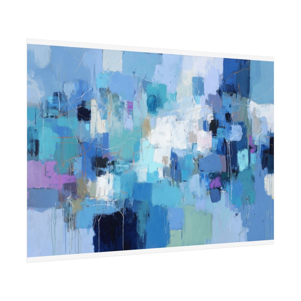 Abstract Blue Canvas Wall Art — product image 13