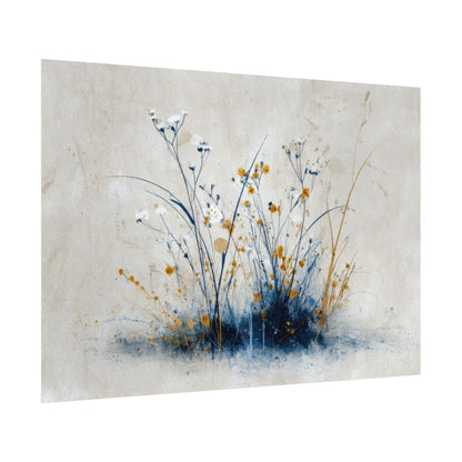 Abstract Botanical Canvas Wall Art – fine art poster print