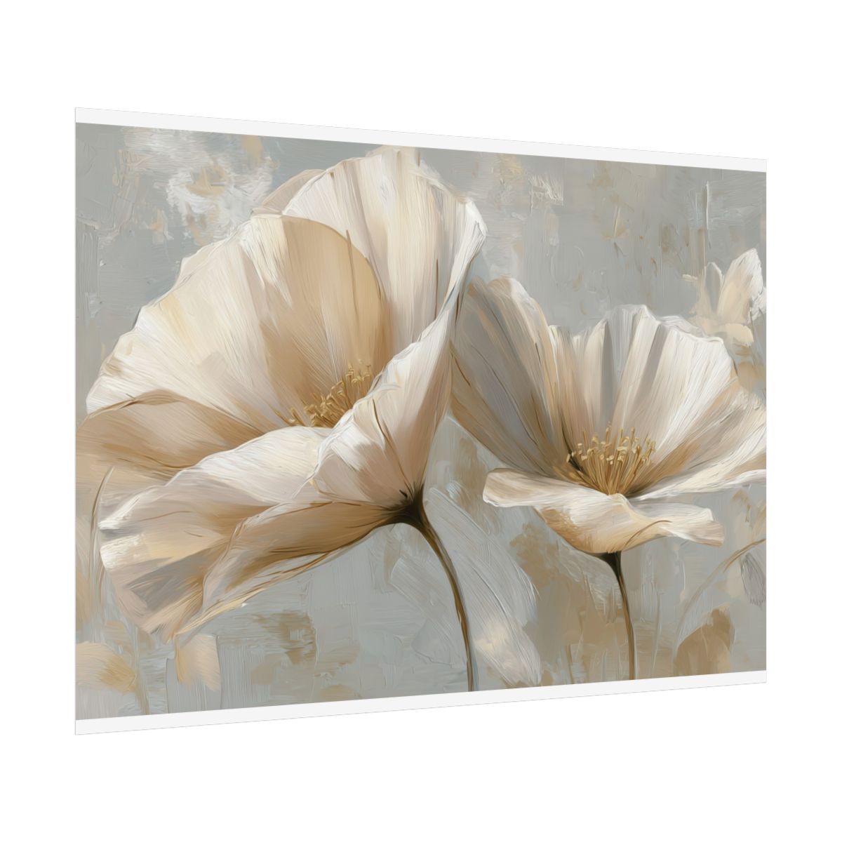 Abstract Floral Canvas Print – fine art poster print