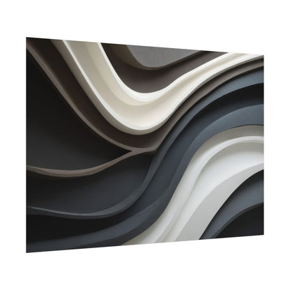 Abstract Sculptural Wall Art – fine art poster print