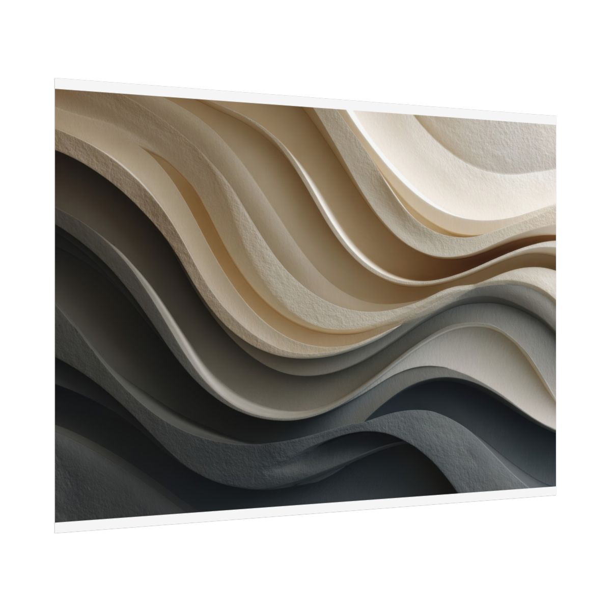 Abstract Sculptural Wall Art – fine art poster print