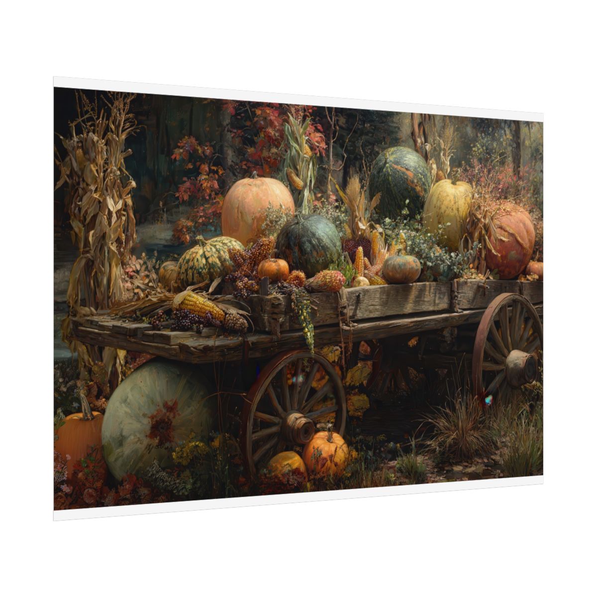 Autumn Harvest Canvas Print – fine art poster print