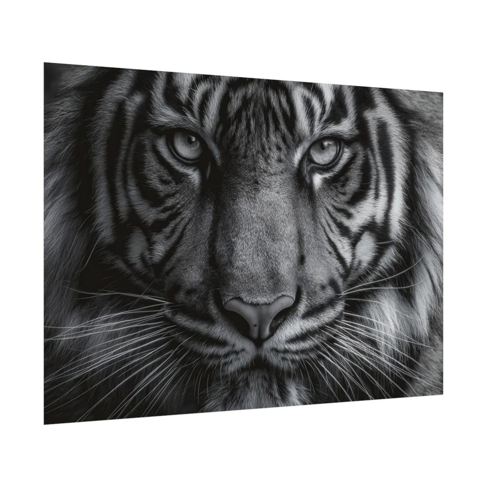 Bengal Tiger Portrait Canvas Art – fine art poster print