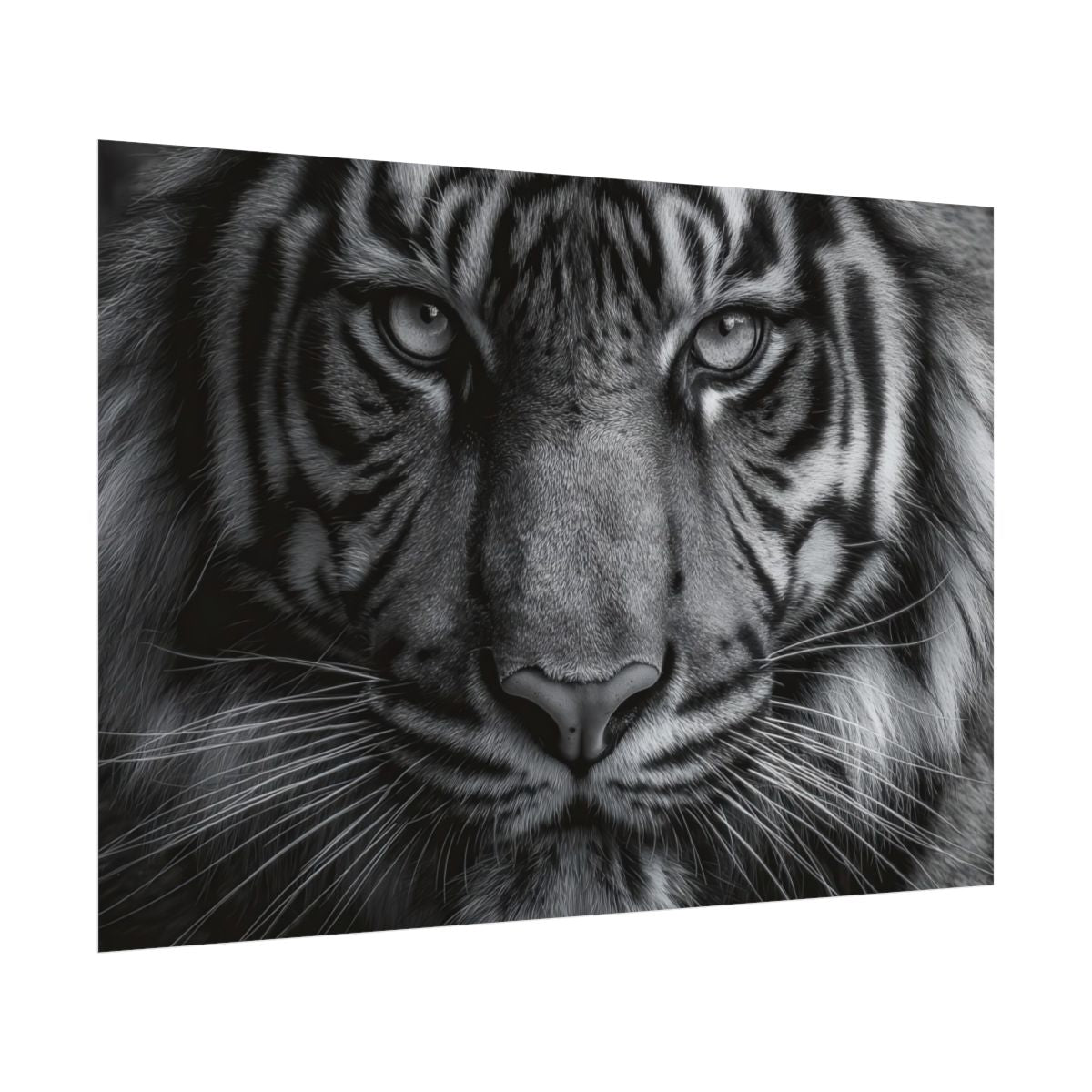 Bengal Tiger Portrait Canvas Art – fine art poster print