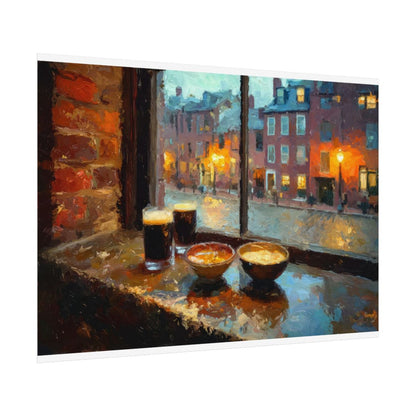 Boston Harbor Tavern Canvas Art — product image 13