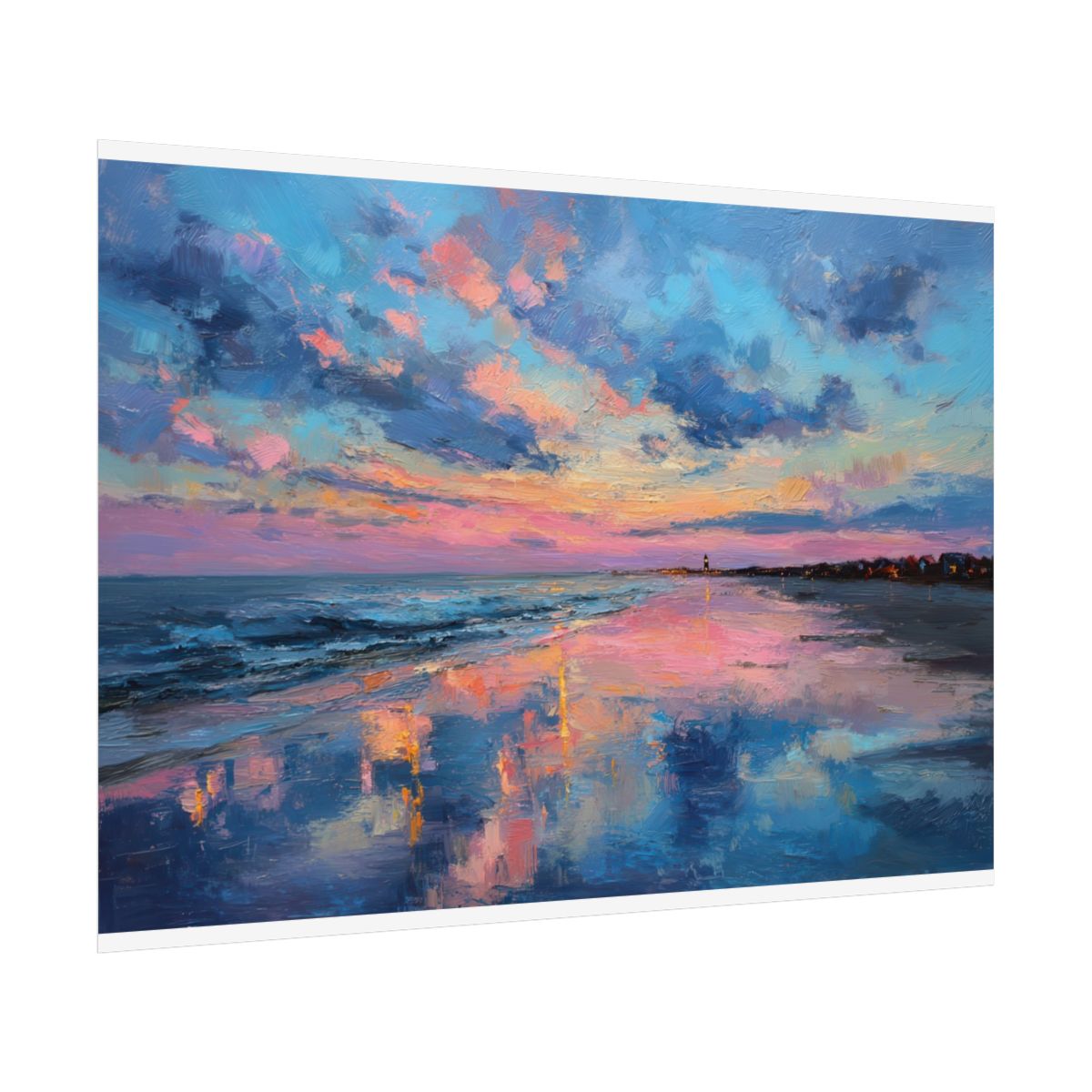 Cape Cod Beach Canvas Art – fine art poster print