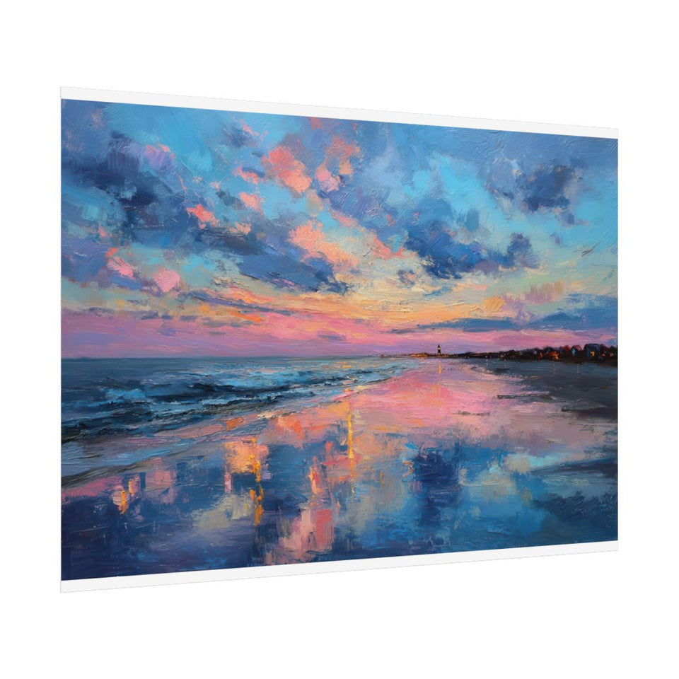 Cape Cod Beach Canvas Art – fine art poster print