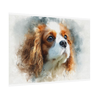 Cavalier King Charles Spaniel Canvas – fine art poster print