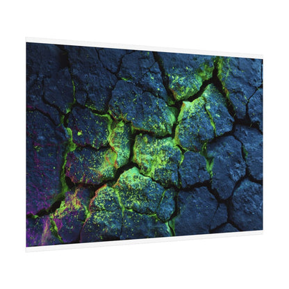 Cracked Rock Wall Canvas Art – fine art poster print