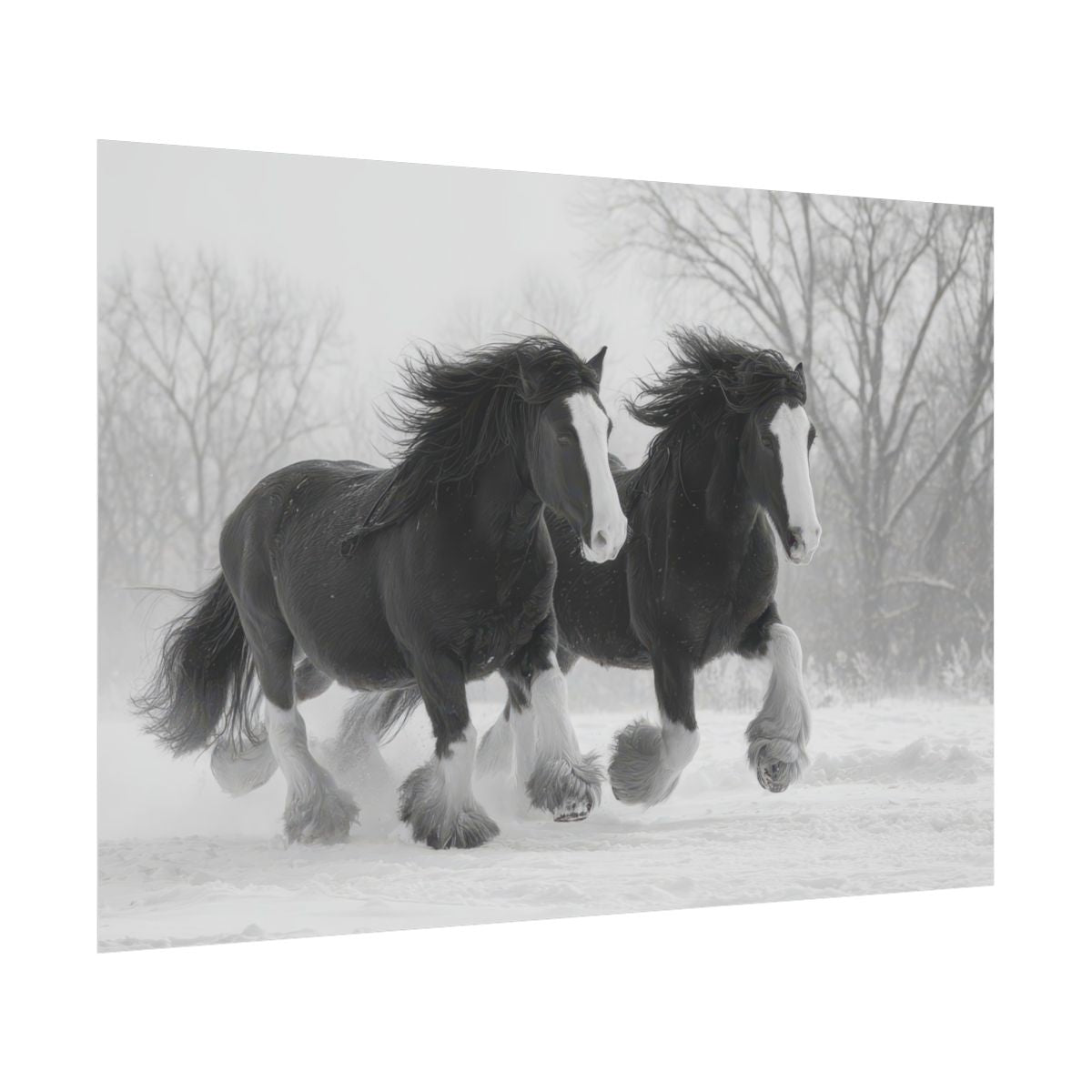 Draft Horse Canvas Print – fine art poster print