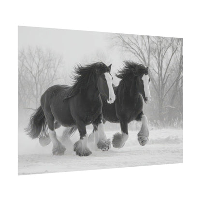 Draft Horse Canvas Print – fine art poster print