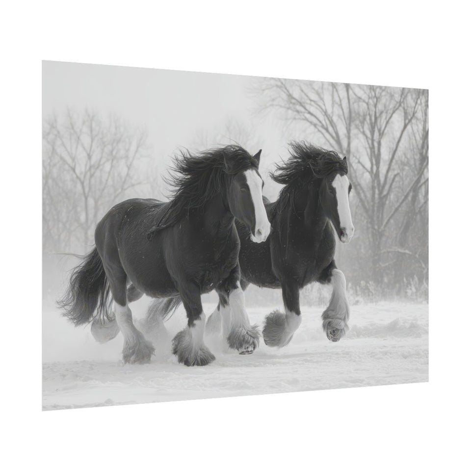 Draft Horse Canvas Print – fine art poster print