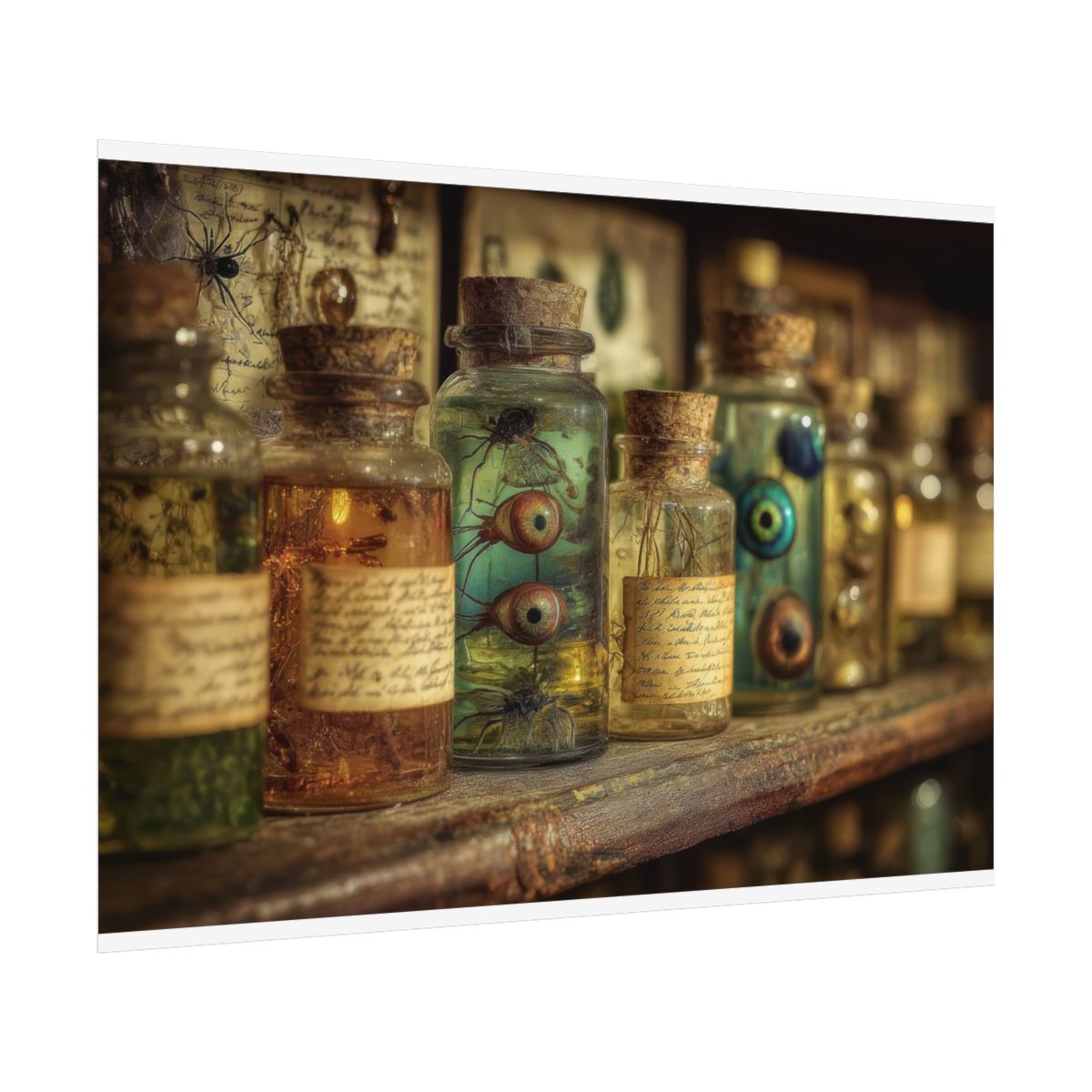 Gothic Specimen Jar Wall Art – fine art poster print