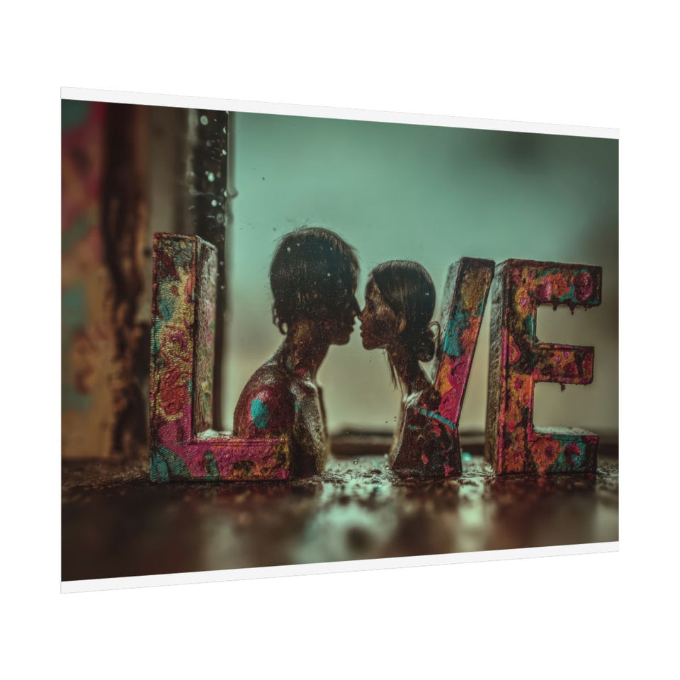 LOVE Letter Canvas Art – fine art poster print