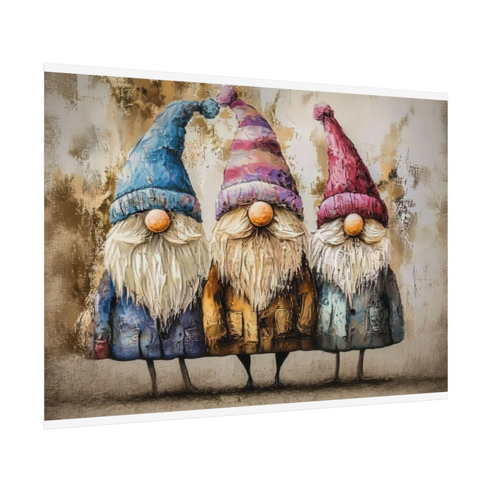 Rustic Gnome Wall Art – fine art poster print