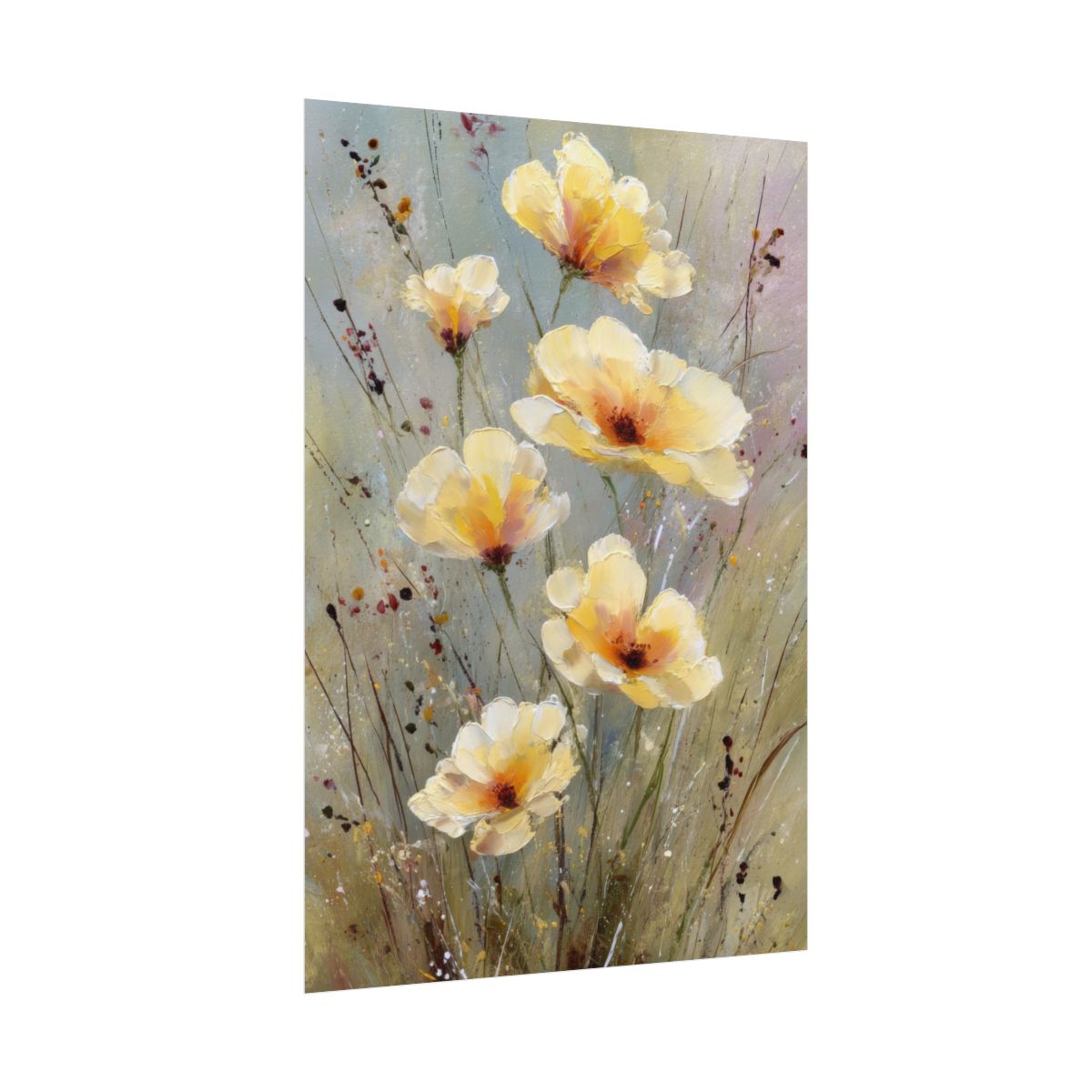 Watercolor Poppy Wall Art – fine art poster print
