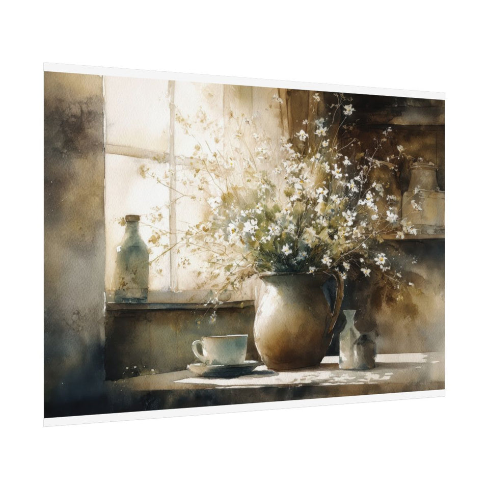 Watercolor Still Life Print – fine art poster print