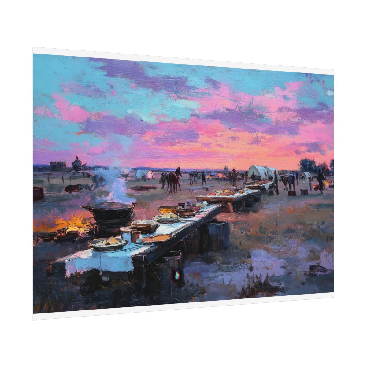 Western Frontier Canvas Print – fine art poster print