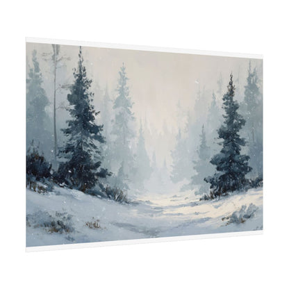 Winter Forest Canvas Print – fine art poster print