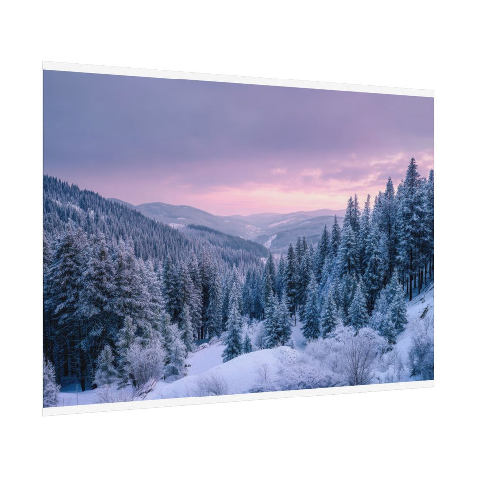 Winter Forest Canvas Print – fine art poster print