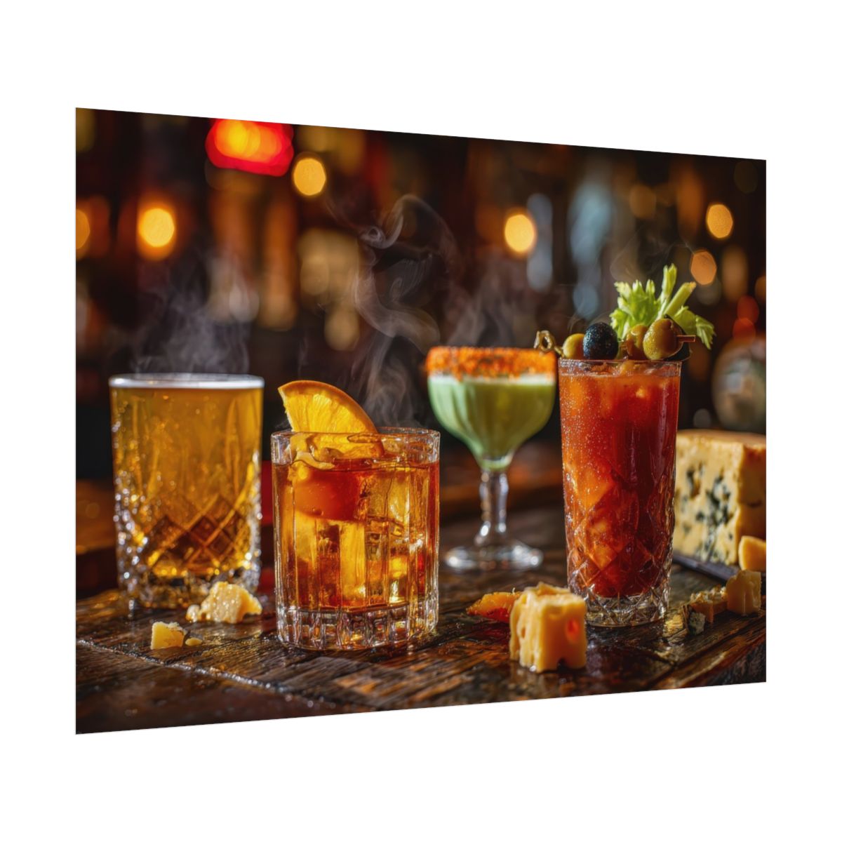 Wisconsin Tavern Cocktail Wall Art – fine art poster print