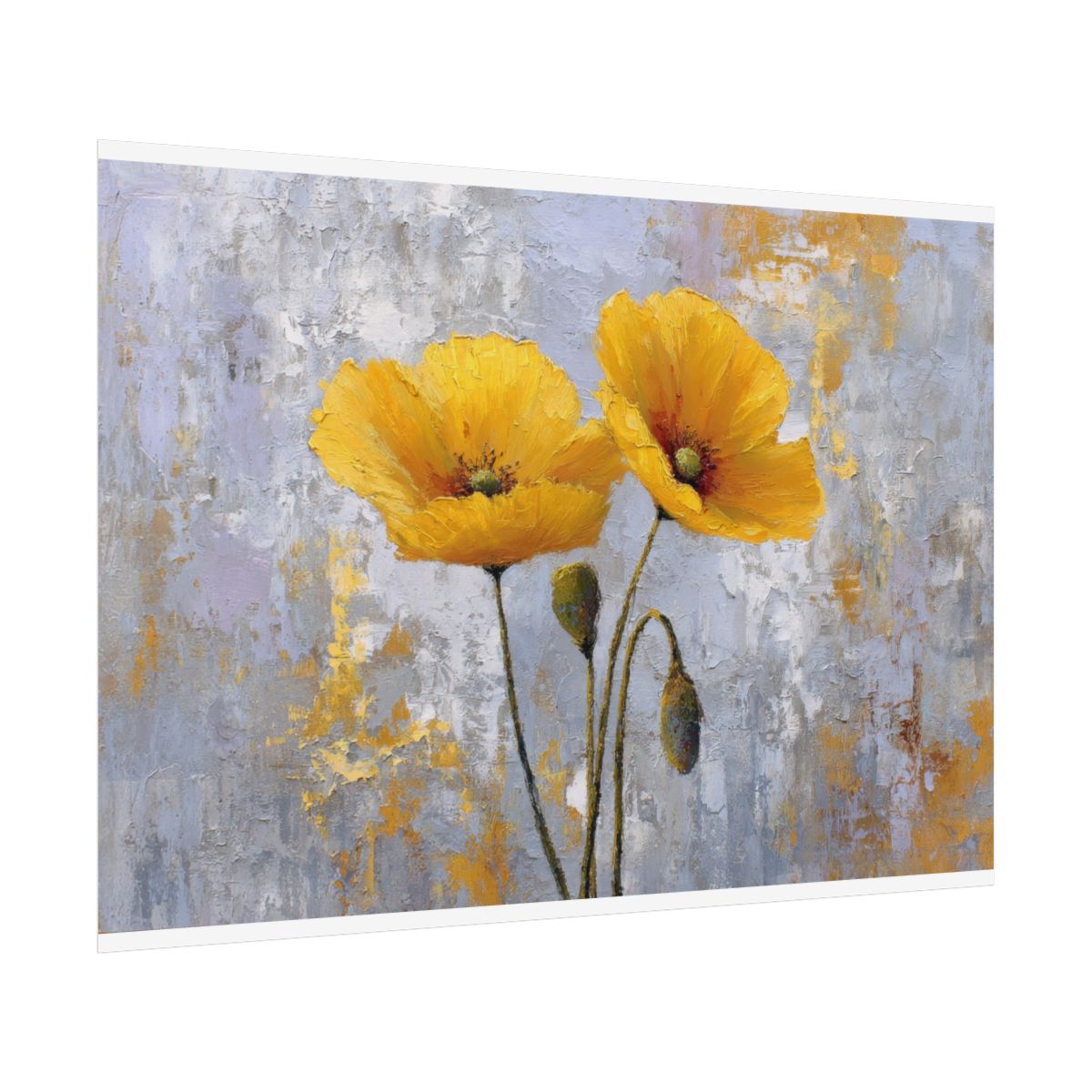 Yellow Poppy Canvas Wall Art — product image 13