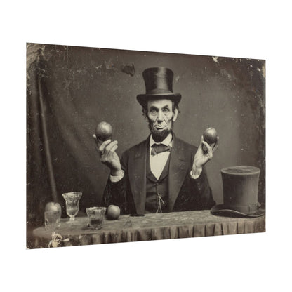 Lincoln Portrait Canvas Art – fine art poster print