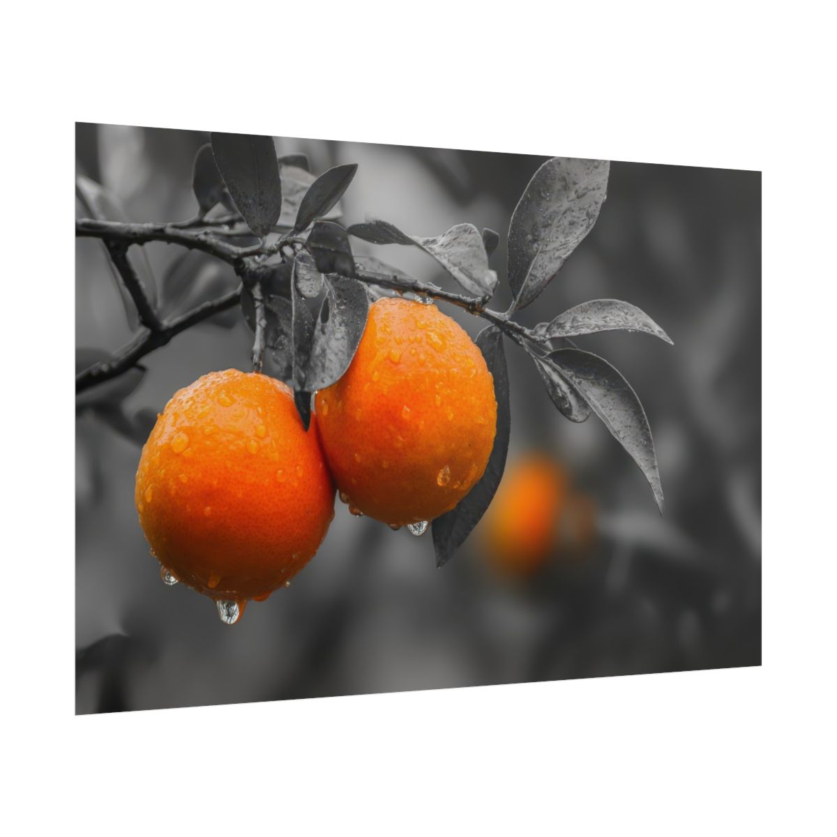 Orange Citrus Canvas Print – fine art poster print