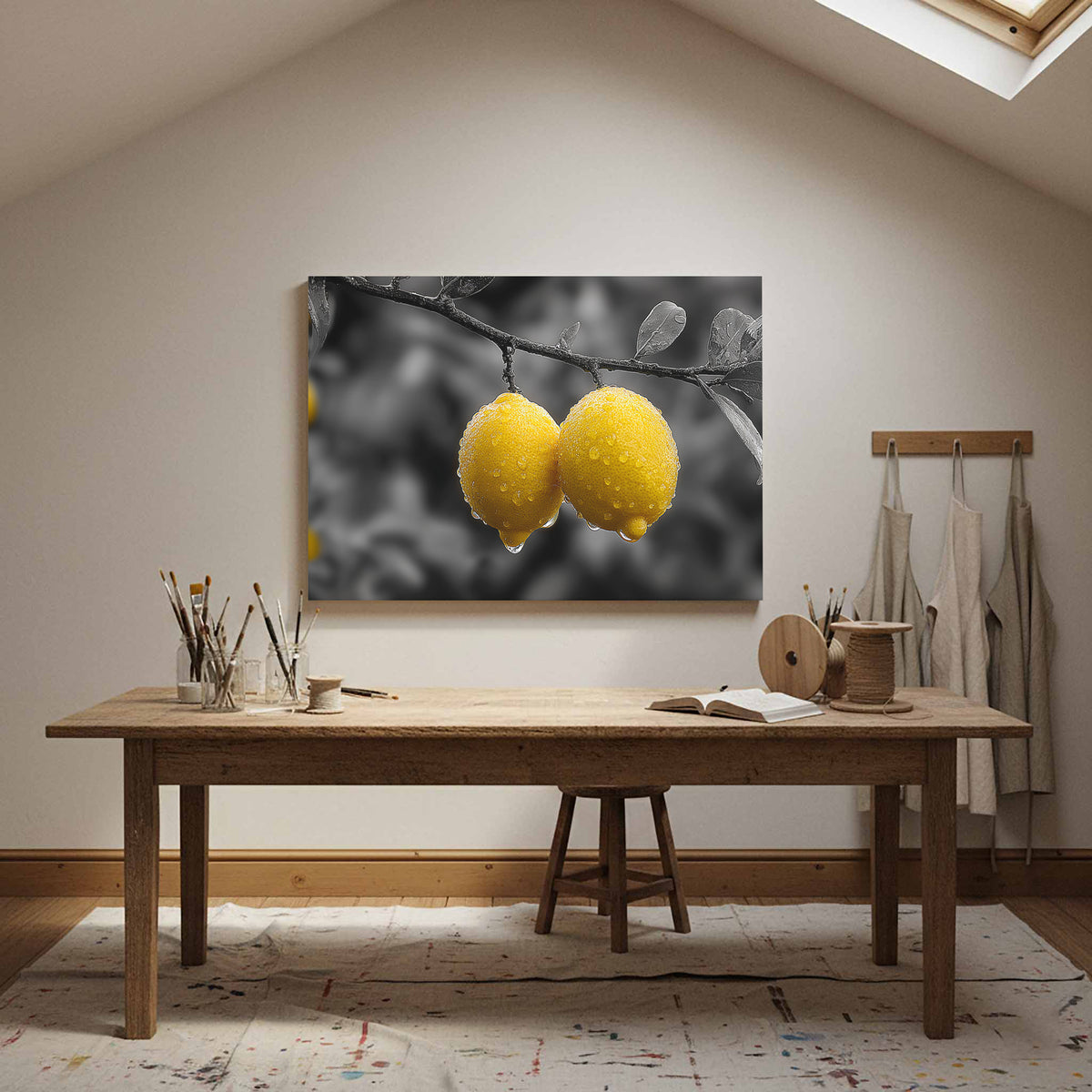 Yellow Lemons Canvas Art — product image 14