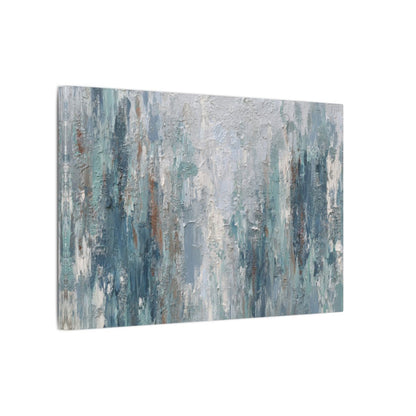 Abstract Forest Canvas Wall Art – gallery wrapped canvas, side view