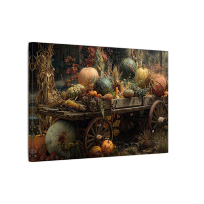 Autumn Harvest Canvas Print – gallery wrapped canvas, side view