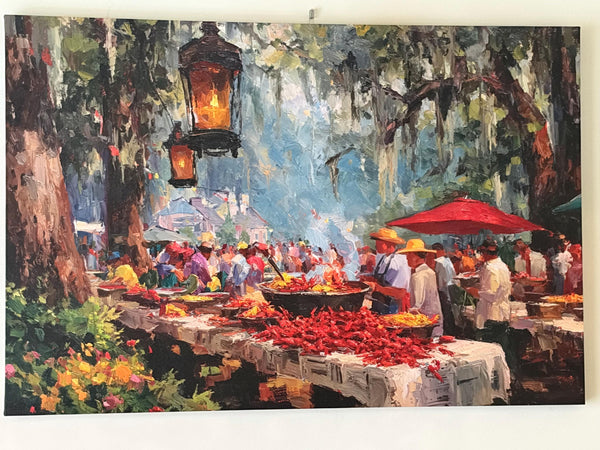 A customer photo of Canvora art at home