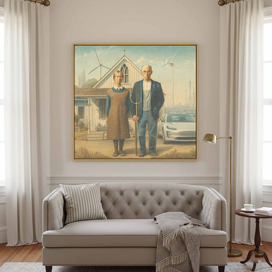 American Gothic Modern Canvas Art — product image 1