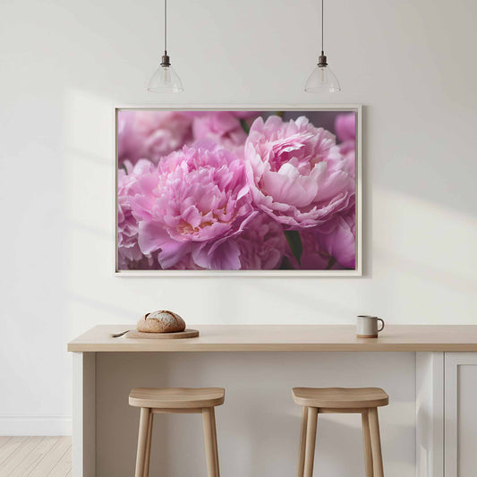 Pink Peony Canvas Wall Art — product image 1