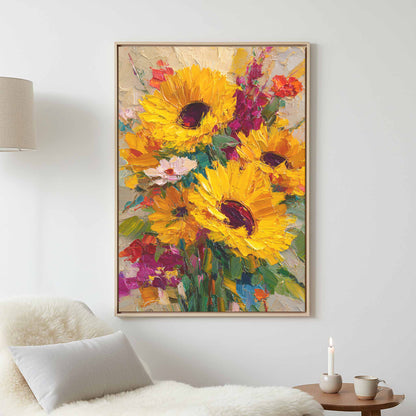 Sunflower Bouquet Canvas Print — product image 1