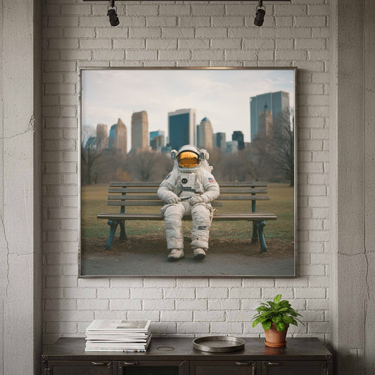 Astronaut Canvas Wall Art — product image 1