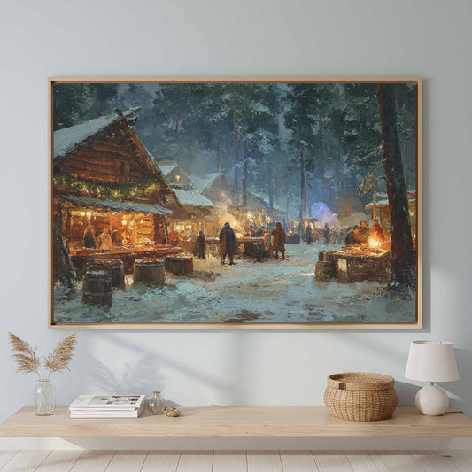 Christmas Market Canvas Print — product image 1