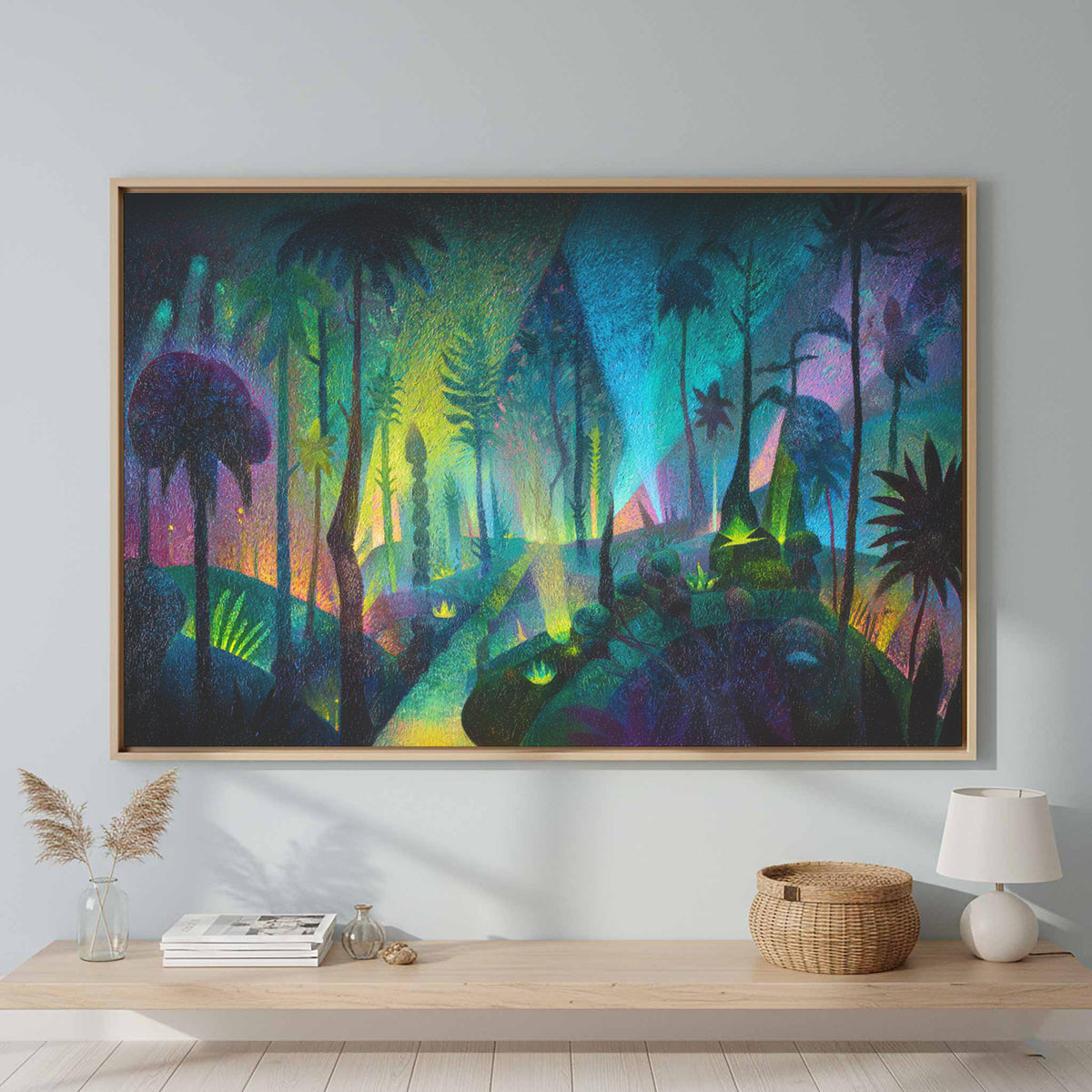 Dark Jungle Canvas Print — product image 1