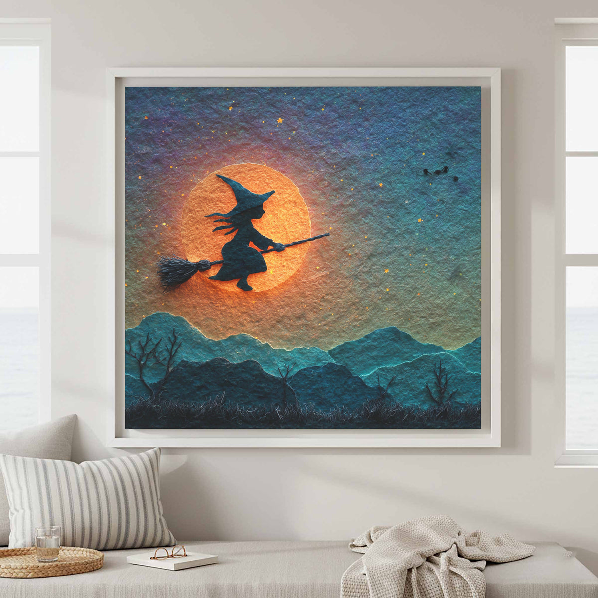 Witch Broomstick Wall Art — product image 1