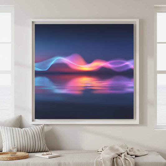 Abstract Gradient Wave Canvas Art — product image 1