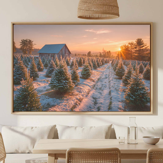 Christmas Tree Farm Canvas Wall Art — product image 1