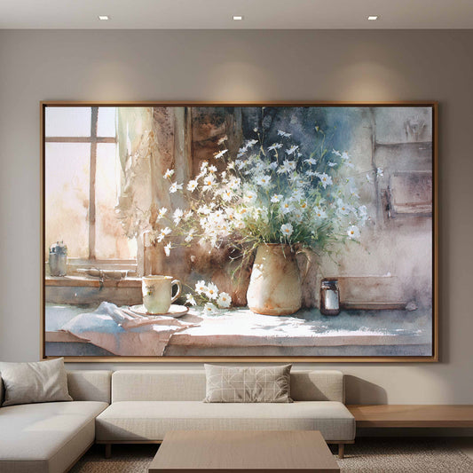 Rustic Watercolor Still Life Wall Art — product image 1