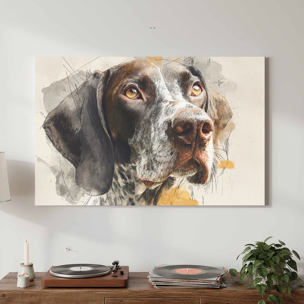 German Shorthaired Pointer Canvas Print — product image 1