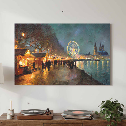 Cologne Christmas Market Print — product image 1