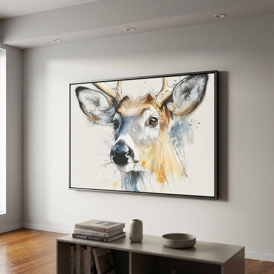 Whitetail Buck Portrait Canvas — product image 1