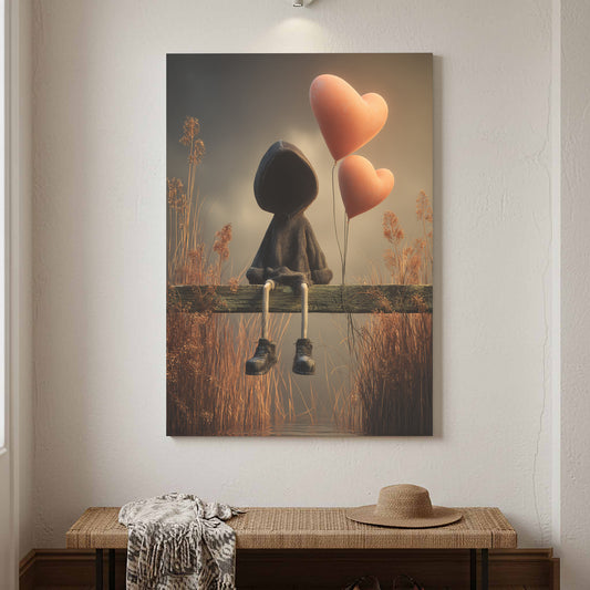 Lakeside Solitude Canvas Print — product image 1