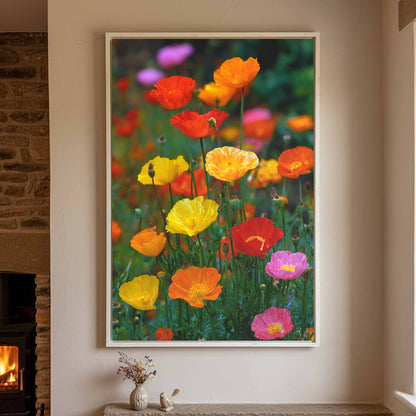 Vibrant Poppy Garden Canvas Art — product image 3