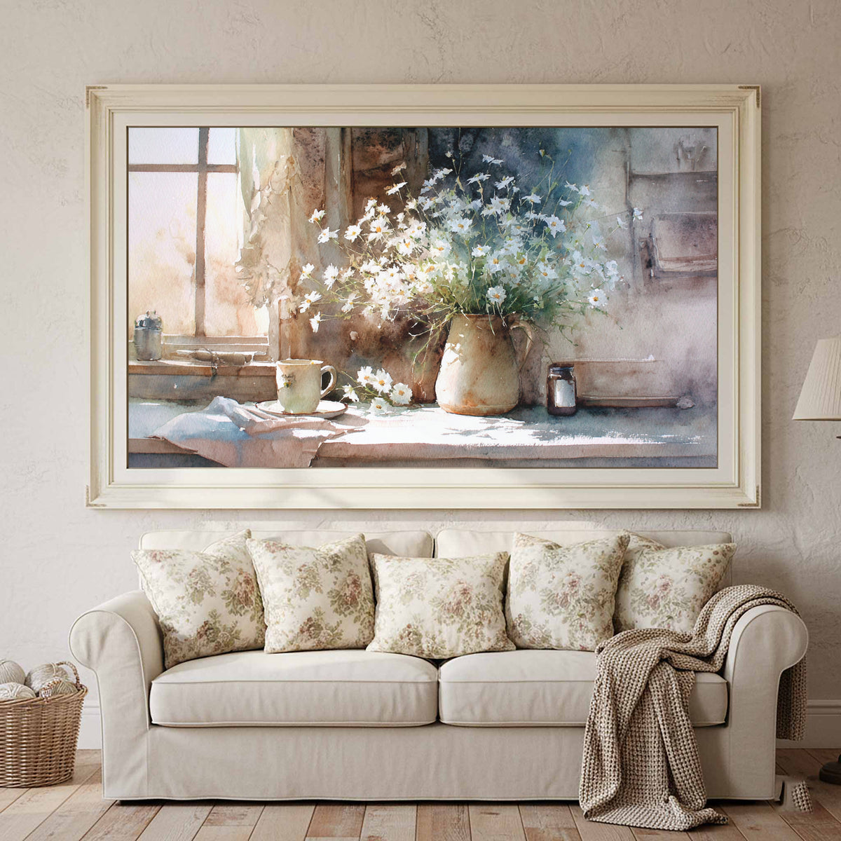 Rustic Watercolor Still Life Wall Art — product image 3