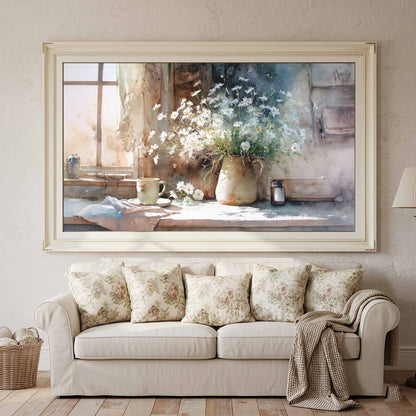 Rustic Watercolor Still Life Wall Art — product image 3