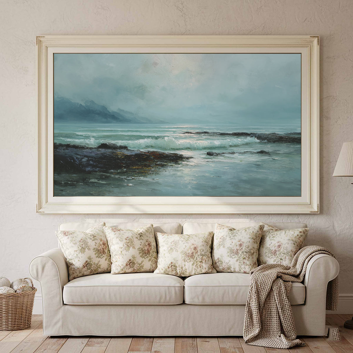 Coastal Seascape Canvas Wall Art — product image 3